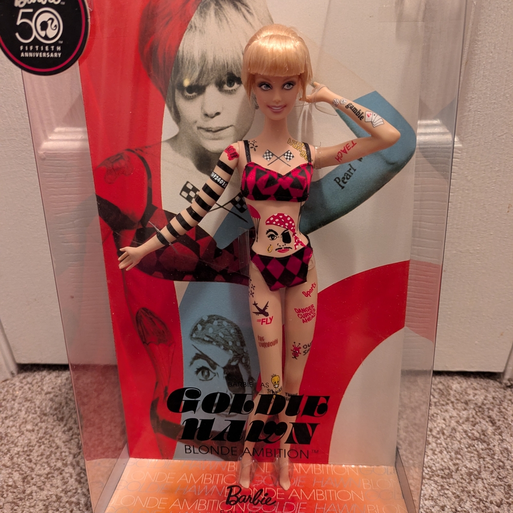Barbie Goldie Hawn Edition with Black and White Design